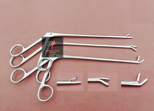 Juego de instrumentos para laminectomía y discectomía de columna vertebral y hipófisis, con fuente de alimentación manual, juego de 3 piezas de 3 mm x 10 mm, 8 pulgadas, mordedura recta ascendente/descendente - Product Image 2