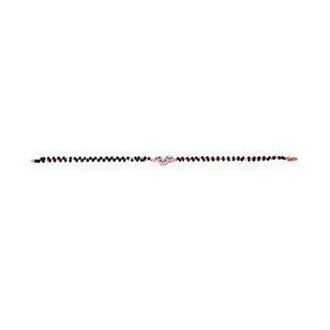 Elegant Black <b>Beaded</b> Mangalsutra <b>Bracelet</b> for Women | 18K <b>Gold</b> Plated Diamond Floral Leaf <b>Bracelet</b> | CZ Stone Traditional Modern - Product Image 3