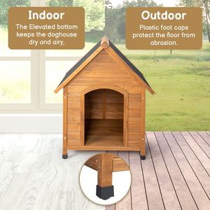 Waterproof Indoor Outdoor Dog House with Elevated Floor Puppy Shelter Pet House Furniture - Product Image 4
