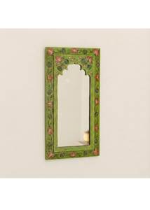 Miroir décoratif traditionnel indien fait main avec incrustations de os, miroir mural de style antique pleine longueur, provenant d'Inde - Product Image 4