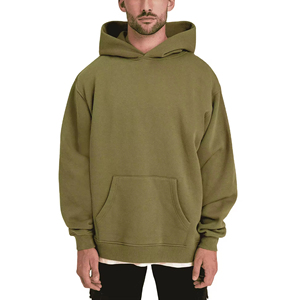 Sweat à capuche pour homme de qualité supérieure, brodé, effet délavé, séchage rapide, logo personnalisé, style streetwear, 100% coton molletonné - Product Image 1