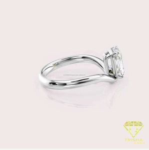 <b>Top</b> Selling Moissanite Engagement Ring for Classic Bridal Jewelry <b>Wedding</b> Proposal Special Occasion Available At Best Price - Product Image 6