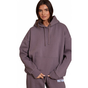 Men's High Quality Winter Streetwear Hoodie Custom Embroidery Plain Dyed Polyester/Cotton Fabric Fleece Breathable <b>Sweatshirt</b> - Product Image 1