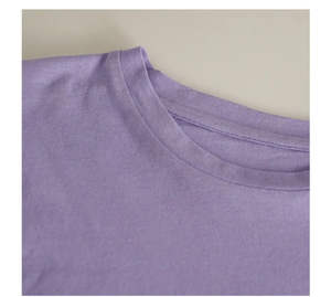 เสื้อยืดแขนสั้นผู้หญิง น้ำหนักเบา สวมใส่สบาย ระบายอากาศได้ดี ผลิตจากผ้าถักที่เป็นมิตรกับสิ่งแวดล้อม  รับสกรีนโลโก้  สไตล์เรียบง่ายสำหรับฤดูร้อน - Product Image 3