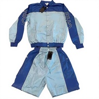 Ensemble de survêtement unisexe coupe-vent écologique en polyester/nylon, grande taille, imperméable, col roulé, respirant, coupe-vent, printemps