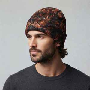 Gorro de Punto Térmico Unisex Reversible a Cuadros, 100% Algodón, Gorro de Invierno para Viajes al Aire Libre, Moda, OEM, Venta al Por Mayor - Product Image 3
