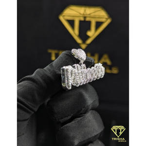 <b>Custom</b> "Princess" <b>Name</b> <b>Necklace</b> VVS Moissanite Diamond 925 Sterling Silver Iced Out Hip Hop Jewelry By Trisha Jewels - Product Image 5