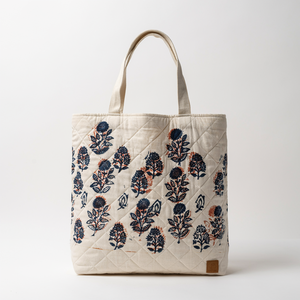 Block Printed Quilted Bags Embroidery Solid Color Crafted Quality <b>Canvas</b> for Stylish Everyday Use Wholesale Supply Export - Product Image 1