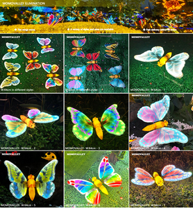 Luces Decorativas LED Creativas con Forma de Mariposa, Impermeables IP65, para Jardín, Paisaje, Césped, Exteriores, para Iluminación Festiva - Product Image 2