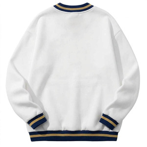 Customized Design <b>Men's</b> Hoodies & Sweatshirts Casual Long Sleeve V Neck Loose Fit Streetwear Sweatshirt for <b>Men</b> - Product Image 5