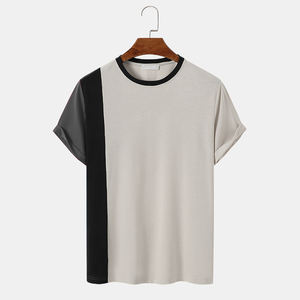 Camisetas personalizadas de algodón orgánico suave y poliéster para hombre, camisetas de verano para niños, ropa estilo streetwear, camiseta con botones para hombre - Product Image 3