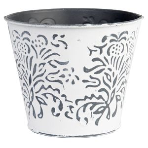 Support de pot de fleurs en fer noir style vintage, revêtement poudré, pour usage intérieur/extérieur, capacité 5L/8L, élégant - Product Image 5
