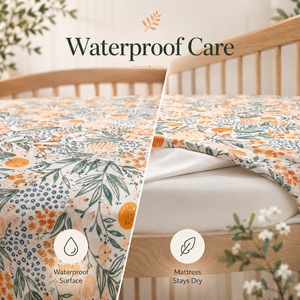 Drap de lit pour bébé |   Housse de matelas ajustée et douce en coton respirant pour lit de bébé et de tout-petit – Designs en tissu de qualité supérieure - Product Image 4
