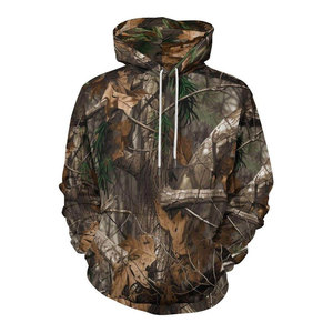 Sudadera con Capucha para Hombre, para Caza, Invierno, Color Sólido, Suave, Manga Larga, Transpirable, Resistente, Personalizable - Product Image 1