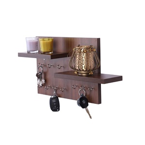 Porte-clés mural en bois contemporain : solution de rangement pour la maison, conçu pour une organisation optimale des clés et une beauté décorative murale - Product Image 6