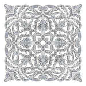 Panneau mural de luxe en bois sculpté MDF pour la décoration de la maison et du bureau Panneau mural décoratif de forme carrée Approvisionnement d'usine - Product Image 6