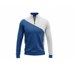 Micro Interlock Quarter Zip Jacket Manufacturer <b>Men</b> Women Youth Sportswear Quick Dry Team <b>Pullover</b> - Product Image 2