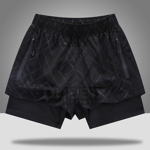 Custom Design Solid Mid Waist High Quality Mens Casual Shorts Breathable Quick Dry Outdoor Use Wholesale - Product Image 2