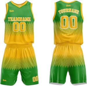 Uniformes de Baloncesto Sublimados Personalizados para Hombres y Jóvenes con Tela de Poliéster Transpirable para Entrenamiento de Equipos y Torneos - Product Image 2