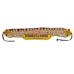 Vintage Belt Belly Dance Bead Afghani Traditional Waist Belt Kuchi Tribal BB009A <b>Old</b> Banjara Real Vintage Handmade Beaded Belts - Product Image 1