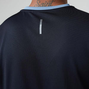 Ensemble T-shirt et short d'été imprimé pour homme de haute qualité, couleur personnalisée, design unique à taille élastique, col montant style Hip Hop - Unique - Product Image 5