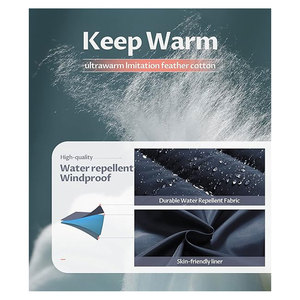 เสื้อโค้ทขนเฟอร์เทียมสำหรับผู้หญิงแบบยาวสำหรับฤดูหนาว เสื้อแจ็คเก็ตบุหนาแบบมีฮู้ดถอดได้ อุ่นสบาย ทันสมัย เหมาะสำหรับสภาพอากาศหนาวเย็น - Product Image 5