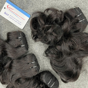 Proveedor de Cabello Natural: Extensiones de Cabello Ondulado y Liso, Doble Trama, en Paquetes, Varios Colores, Color Natural - Product Image 2