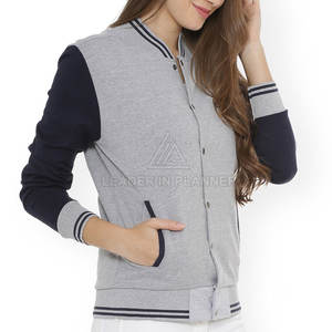 แจ็คเก็ตเลตเตอร์แมนผู้หญิงทรงสลิมฟิตแฟชั่นใหม่ คุณภาพพรีเมียม วัสดุทนทาน แจ็คเก็ตเลตเตอร์แมนผู้หญิงแบบสั่งทำ - Product Image 3