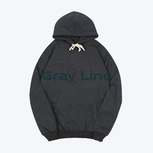 Pull d'hiver pour homme en mélange de coton respirant, à carreaux, doublé, brodé et délavé à l'acide, style athleisure - Product Image 2