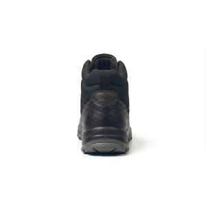 <b>Black</b> Steel Toe Composite Safety <b>Work</b> <b>Boots</b> Breathable Mesh Anti Slip Puncture Resistant Genuine Leather for Construction - Product Image 3
