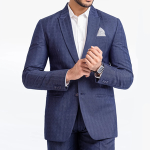 Business Men's Western Style Plus Size Breathable 100% Polyester Wedding <b>Suit</b> Coat and Pant Set - Product Image 4