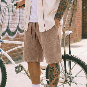 Shorts pour hommes personnalisés, délavés à l'acide, de haute qualité, pour la course, le jogging, le quotidien et les loisirs - Product Image 5