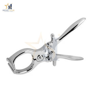Instruments de castration fonctionnels en acier inoxydable réutilisables pour usage vétérinaire dans le traitement des animaux d'élevage et des chiens - Product Image 2