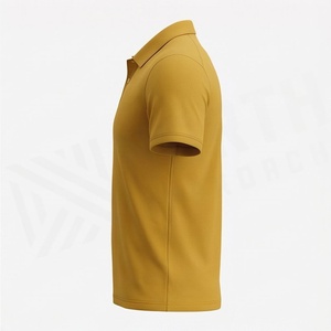เสื้อโปโลกอล์ฟแขนสั้นผ้าไนลอนผสมสแปนเด็กซ์สำหรับผู้ชาย แห้งเร็ว เนื้อผ้าเย็นสบาย ระบายเหงื่อได้ดี คุณภาพสูง รับผลิตตามแบบ เสื้อกีฬา - Product Image 3