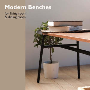 Heavy Duty Industrial Style Metal Frame Entry <b>Bench</b> Durable Mudroom Shoe <b>Storage</b> Seat Chair - Product Image 5