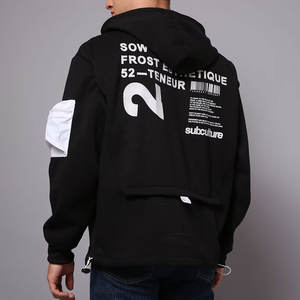 Sudadera con Capucha para Hombre, Diseño Moderno, Impresión Digital de Alta Claridad, Prenda Invernal, Estampado en Relieve, Estructurada - Product Image 4