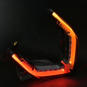 Feu arrière LED de moto Panigale Streetfighter V4 V4S V2 SP2 E-Mark avec clignotants intégrés et feux de freinage fumés - Product Image 6