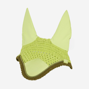 Premium <b>Fly</b> Veil Elegant Crochet Horse Ear Bonnet Lightweight Breathable Washable Pakistan Made for Competitions Ear Bonnet - Product Image 6