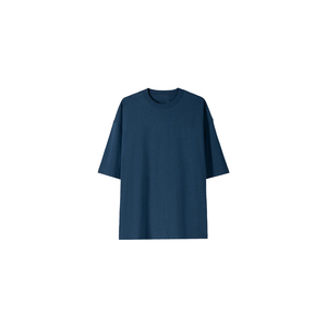 <b>High</b> <b>Neck</b> Oversized <b>T</b> <b>Shirt</b> Men Heavyweight Cotton Mock <b>Neck</b> Premium Blank Streetwear Tee - Product Image 5