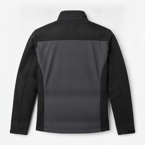 Chaqueta de Forro Polar para Hombre, Color Sólido, Cuello Alto, Cierre de Cremallera, Resistente al Viento, Informal, para Otoño - Product Image 2