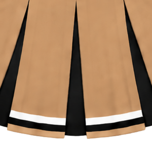 Falda Plisada Marrón para Animadoras, Uniforme Deportivo para Mujeres y Niñas, para Baile, Actuaciones, Prácticas, Entrenamientos y Competiciones - Product Image 5