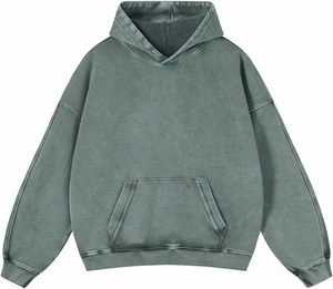 Sudadera con Capucha Extra Grande para Mujer, Nueva Colección 2026, Color Sólido, Diseño con Bolsillos, Estilo Casual, Algodón French Terry, Corte Regular, Ropa de Otoño - Product Image 4
