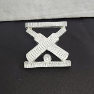 Anneau de serviette personnalisé en aluminium avec monogramme lettre U V W X Y Z, pièce unique, pour marque de table de réception de mariage - Product Image 6