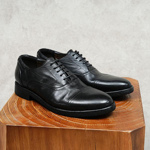 Chaussures Oxford pour hommes en cuir véritable de cheval, faites à la main, formelles, imperméables, à enfiler - Goodyear Welted - Product Image 5