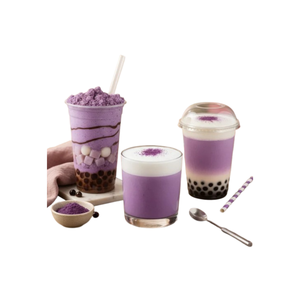 ผงมันม่วงบริสุทธิ์ 100% ปราศจากน้ำตาล สำหรับชงชาไข่มุก เบเกอรี่ ของหวาน และผลิตเครื่องดื่ม (1 กก.) - Product Image 3
