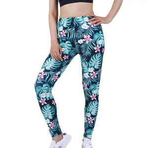 Leggings personnalisés pour femmes, taille haute, effet push-up, style décontracté, leggings en sublimation pour femmes à prix raisonnable - Product Image 5