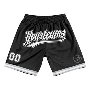 Shorts de basketball personnalisés authentiques pour équipe, imprimés par transfert thermique, en Spandex/Polyester respirant, unisexe, taille élastique, pour le sport - Product Image 4