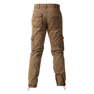 Pantalones para Hombre SPINE CRAFT, Cintura Elástica con Cordón, Múltiples Bolsillos, Estilo Jogger Informal, para Otoño, de Secado Rápido, Tela de Lona - Product Image 3