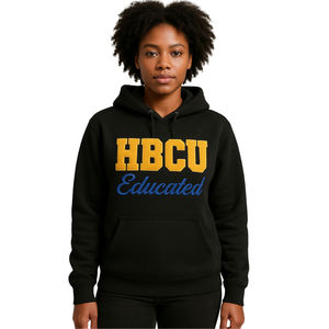 HBCU Educated <b>Black</b> Sigma Gamma Rho Pullover <b>Hoodie</b> Chenille Embroidery Greek Sorority Divine Nine Collegiate Fashion SGR <b>Hoodie</b> - Product Image 2