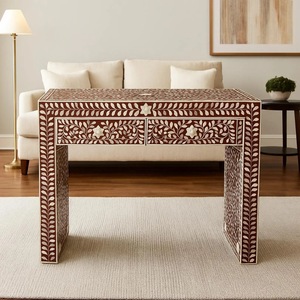 ILAHI's Bone Inlay <b>Drawer</b> Modern Design Agate Detailing <b>Storage</b> Portable Home Furniture - Product Image 2